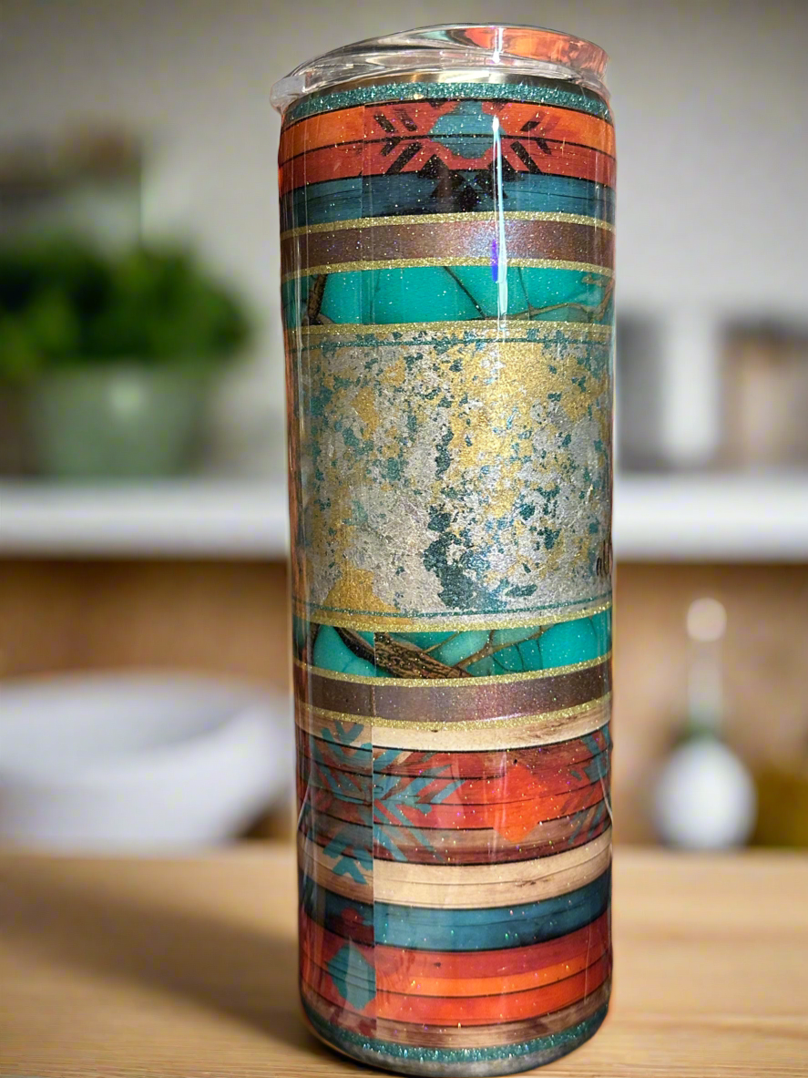 13) western faith tumbler