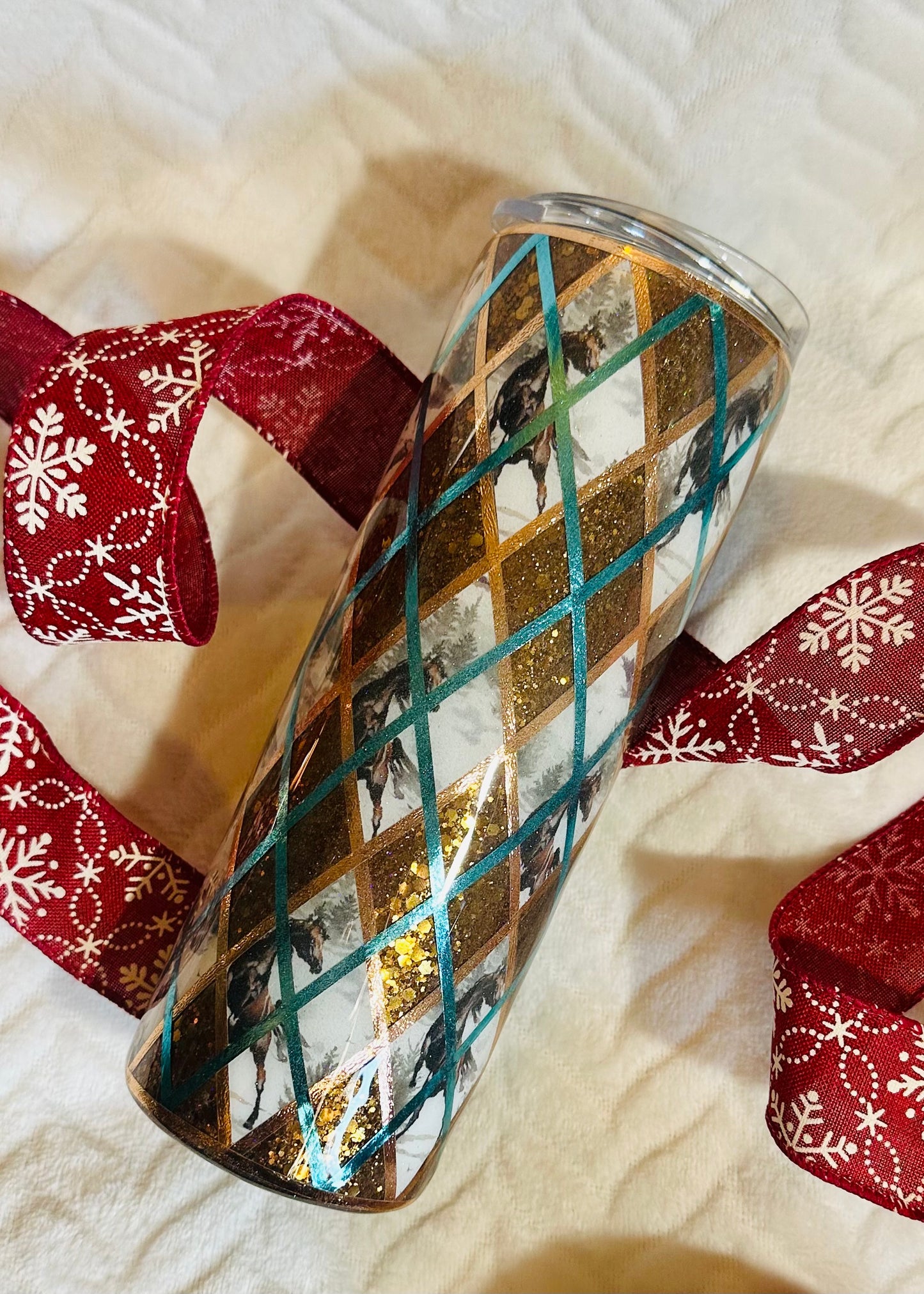 17) Horse Tangram, Tumbler