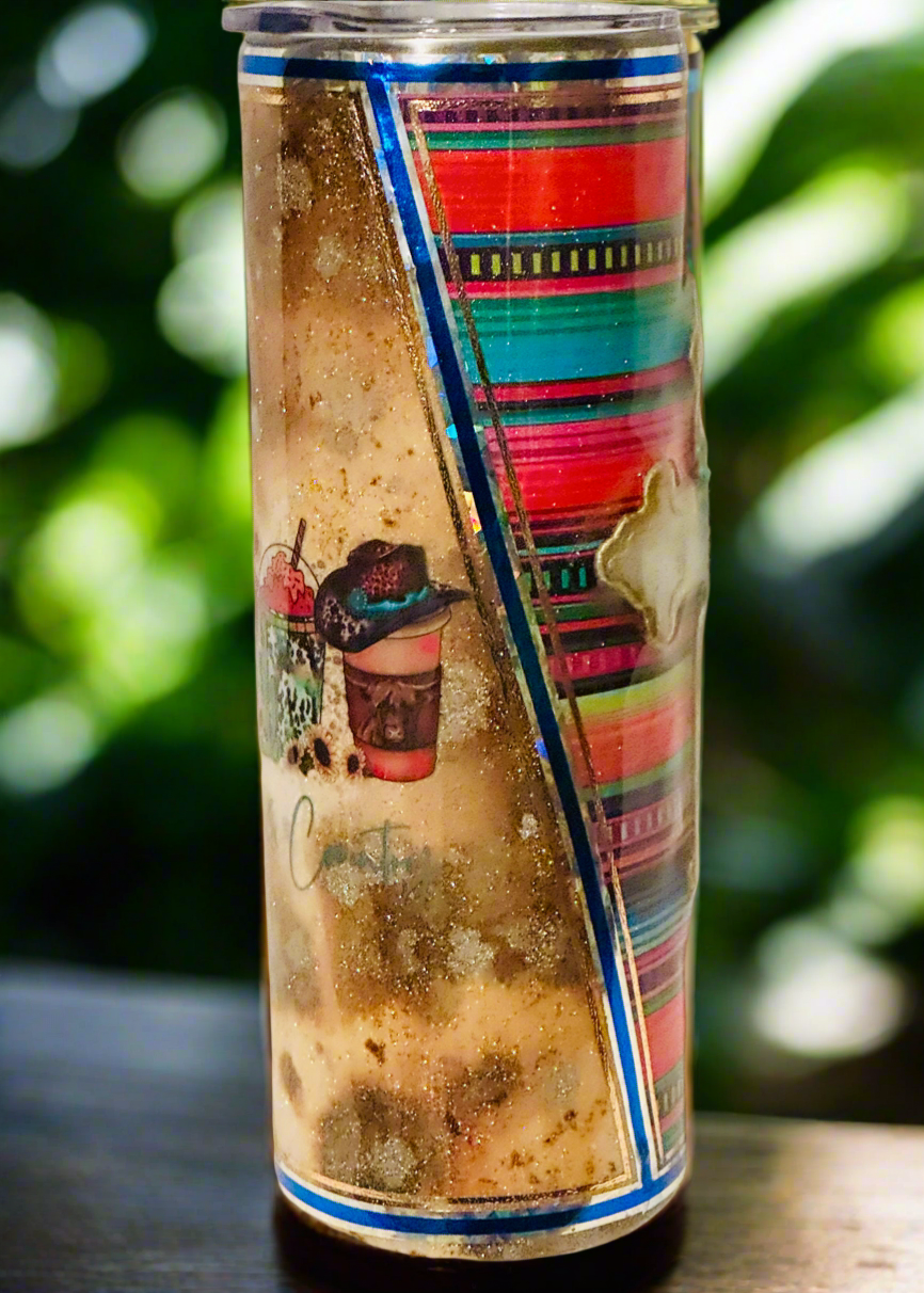 10) Western 3D Tumbler