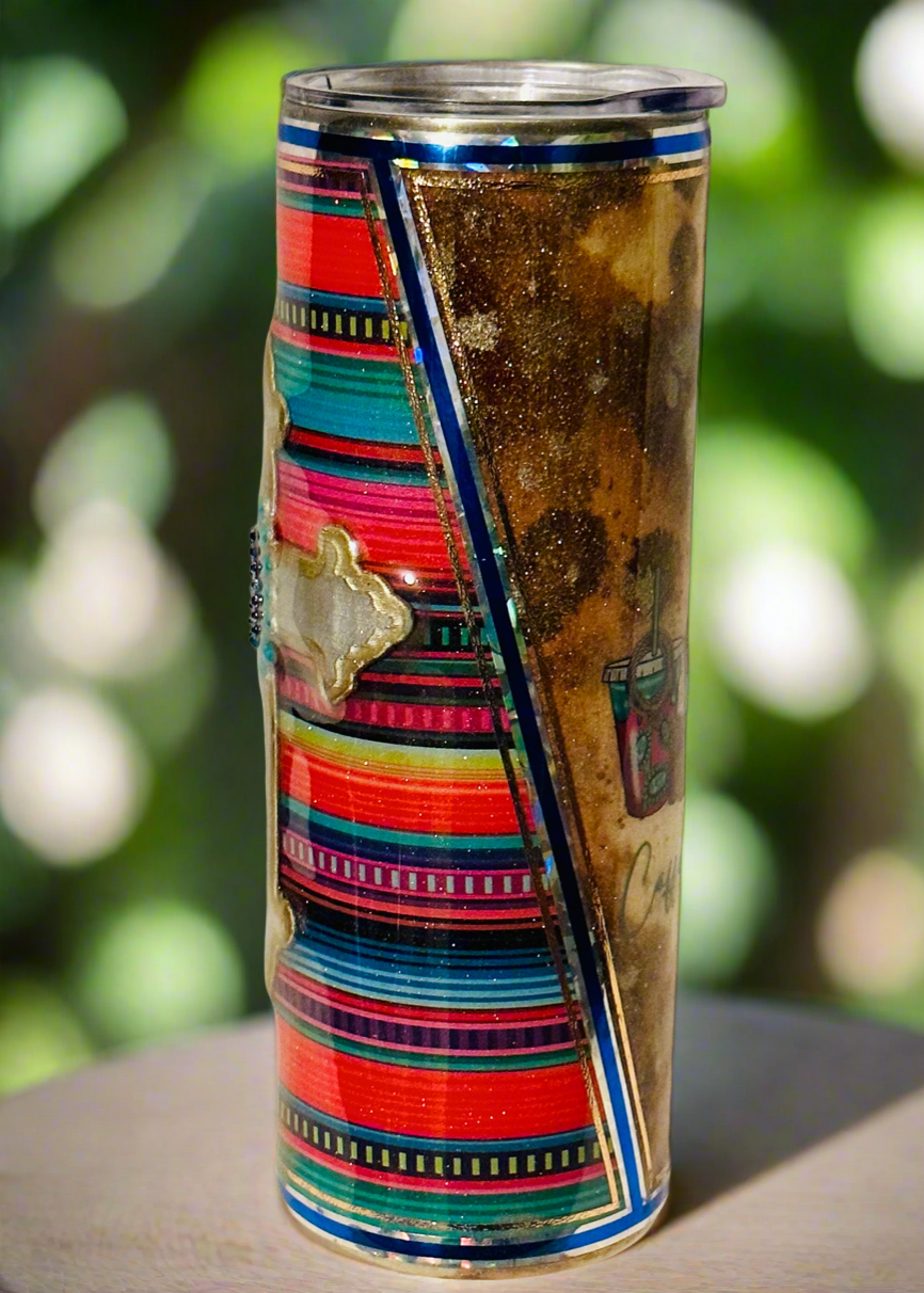 10) Western 3D Tumbler