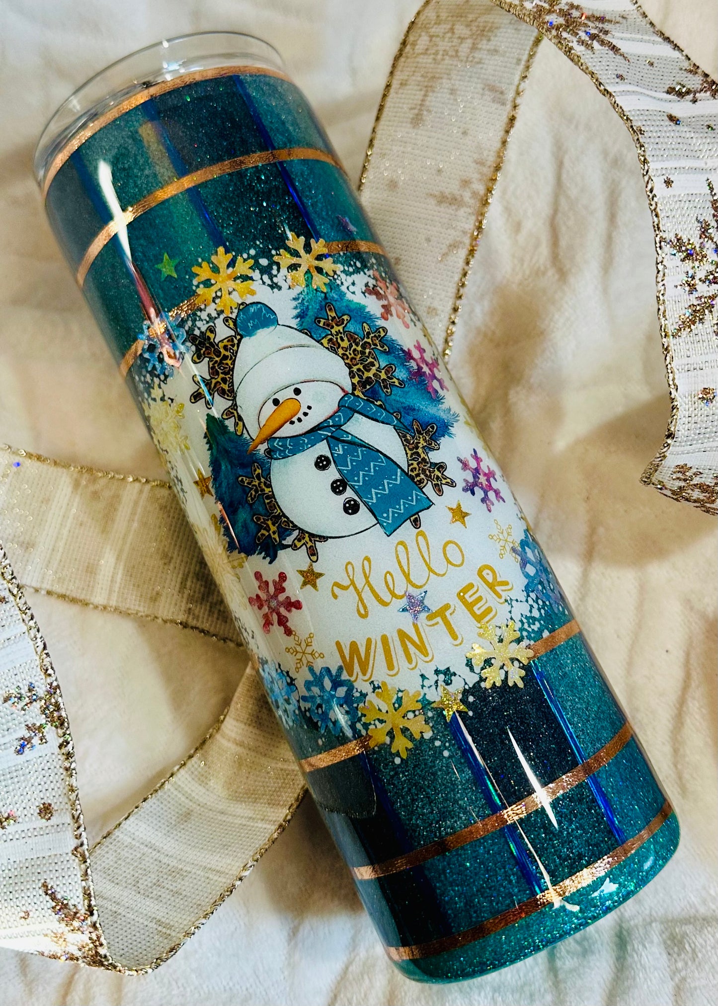 16) Snowman Tumbler