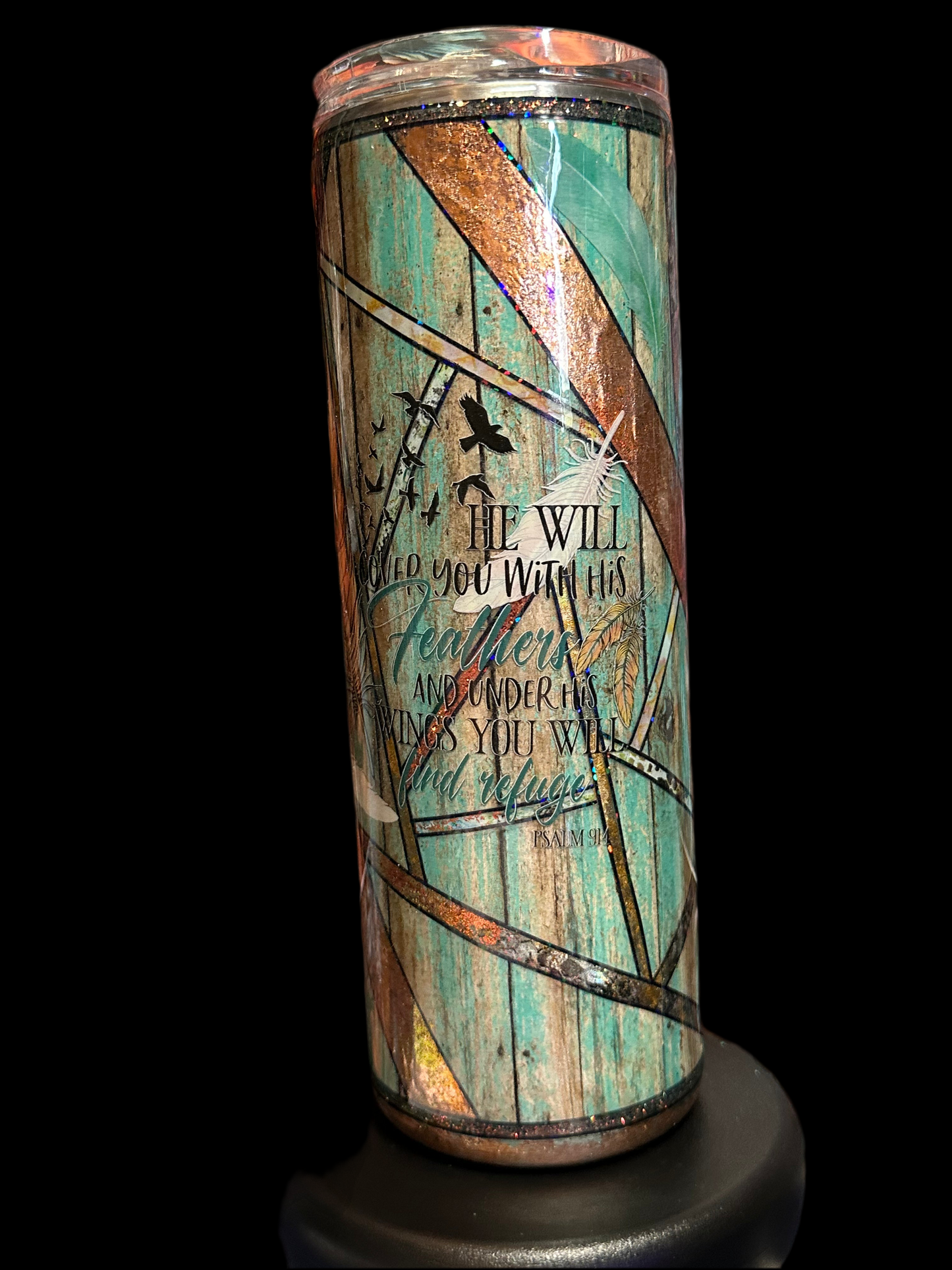 1) Dreamcatcher shattered glass method